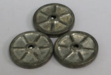 Pressed tin wheels 1-3/16" x 1/8"