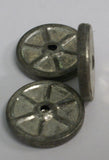 Pressed tin wheels 1-3/16" x 1/8"