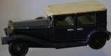 Vintage tin toy friction car.  1920's Dodge.  Good for parts. 7"