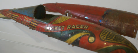 Rocket Racer Vintage toy body : parts only. 16"