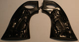 Leslie-Henry Gene Autry-44 Horse Head Set of two. Black and Amber