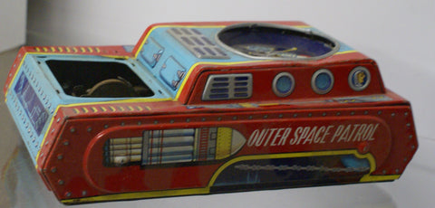 Outer Space Patrol parts piece 7-1/2"  Missing parts.  Display or Shelf piece.