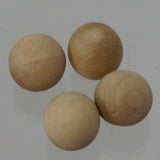 Replacement wooden toy balls 1/2" Diameter. Set of four