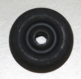 1" Vintage toy wheel. Black hard rubber Original condition
