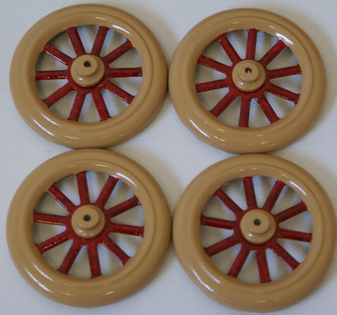 2-1/8" tin toy  wheel  2-1/8" : Bing & Bub Cars