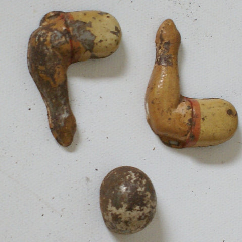 Sears Racer original driver arms and helmet.