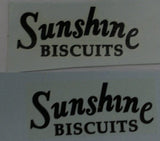 Sunshine Biscuits Truck Decal Black