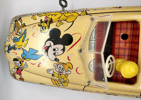 Marx Disney Parade Car replacement windshield 3" x 1-1/4"