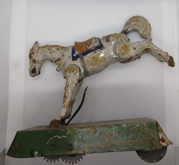 Lehmann Bucking Broncho parts toy piece. Antique toy early 1900's