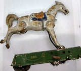 Lehmann Bucking Broncho parts toy piece. Antique toy early 1900's