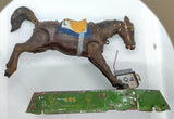 Lehmann Bucking Broncho parts toy piece. Antique toy early 1900's