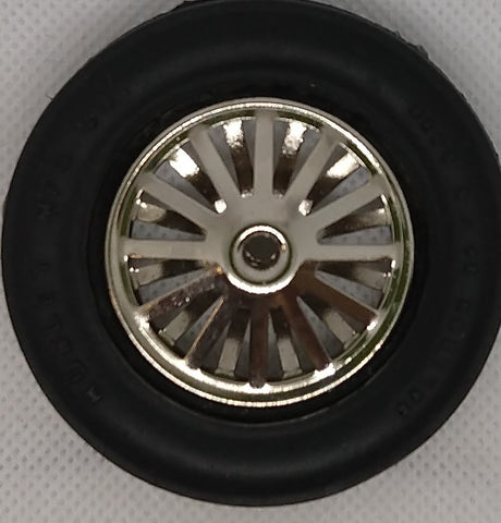 Hubley race car wheel with open spokes. 2-5/8"