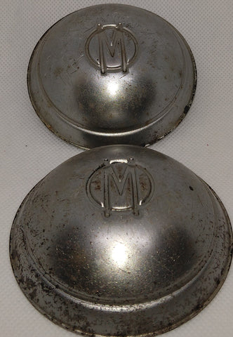 Murray Pedal car hub caps. Pair (two only)