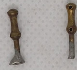 Boat stanchions : Brass, original condition. 5/8"