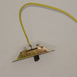 Vintage toy electric switch. 1-1/4" with electric wire.
