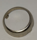 Toy Bezel chrome 1-2/8" Diameter x 2/8" depth