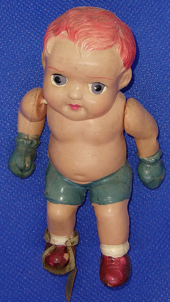 Celluloid toys part : Boxing Baby.  Part only.