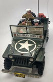 Arnold toy Jeep figure set.  Military Police.