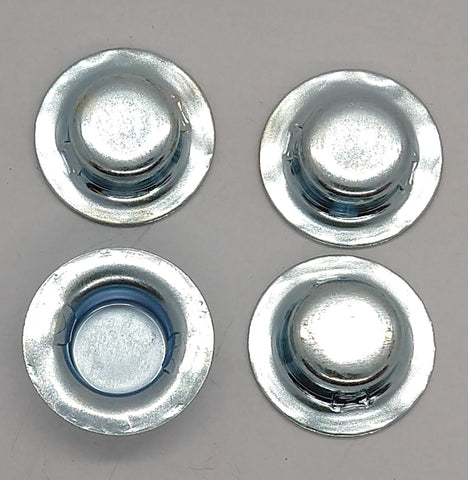 Axle cap push nut : 1/2" axle size  : Pressed Steel toys (set of 4)