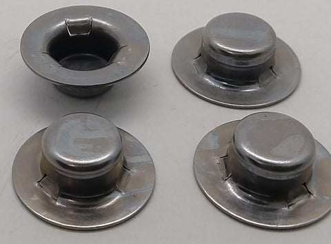 Axle cap push nut : 5/16" axle size : Pressed Steel toys (set of 4)