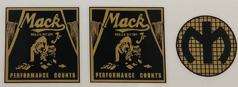 Mack Truck Decal set (three stickers)