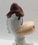 Marx Quick Draw McGraw replacement head. Huckleberry Car 1962