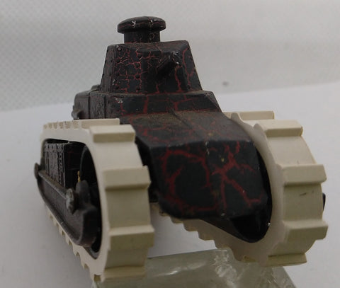 Small Vintage toy tracks : TootsieToy tank.  Set of 2 treads. 5-3/8" x 2/8" wide.
