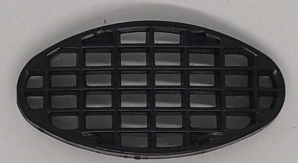 Pagco Jet Race Car Grill airvent:  1950 Black, clear, yellow. blue