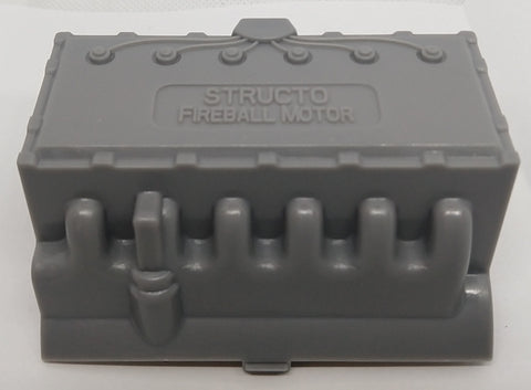 Vintage Structo Motor : Construction toy 'Fireball' Motor (three tab type)