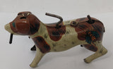 Alps Japanese tinplate dog and walking stick. 3"