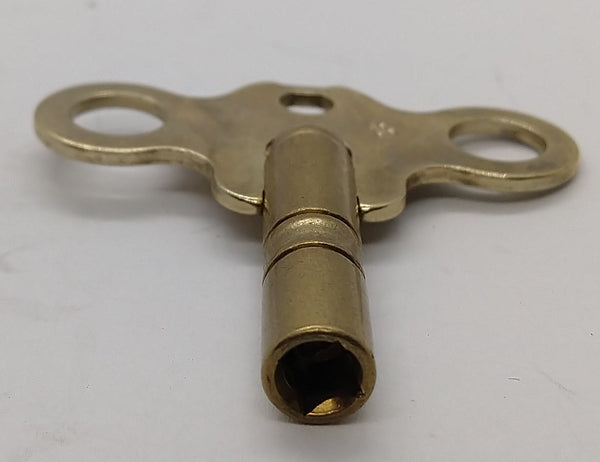 #8 Brass toy windup key 3/16