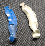 Tin Litho vintage toy arm : Motorcycle arm.