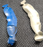 Tin Litho vintage toy arm : Motorcycle arm.