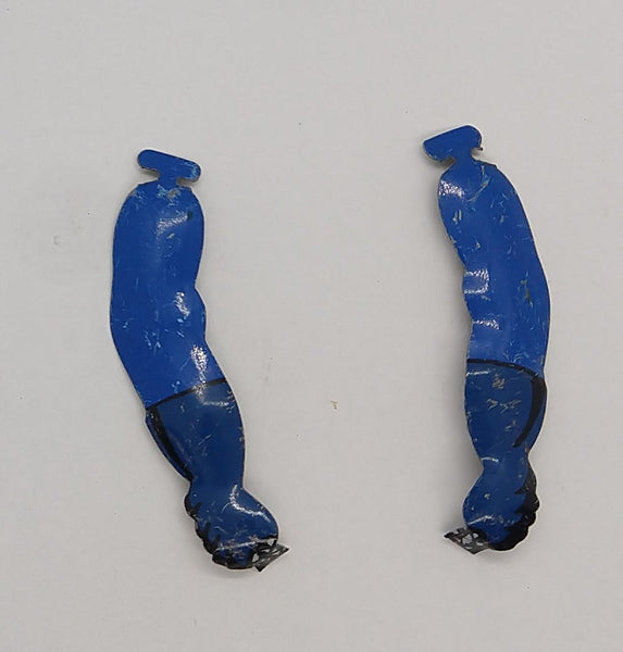 Tinplate toy replacement tin arm 2"