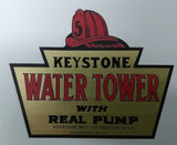 Keystone Truck Fire Water Tower Decal Pair.