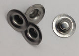 Set of four axle cap push nuts 3/16" axle size.