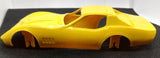 Yellow Tonka Toy Car Transport Yellow Corvette top body only.