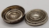 VW Bug vintage toy car hub caps.7/8" diameter