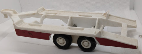 Vintage Tonka Red & White Boat trailer part.