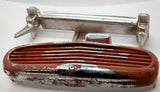 Original 1960s toy bumper and grill 4-1/4" length bumper