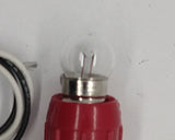 Vintage Dick Tracy Car top light Red with bulb and wiring.