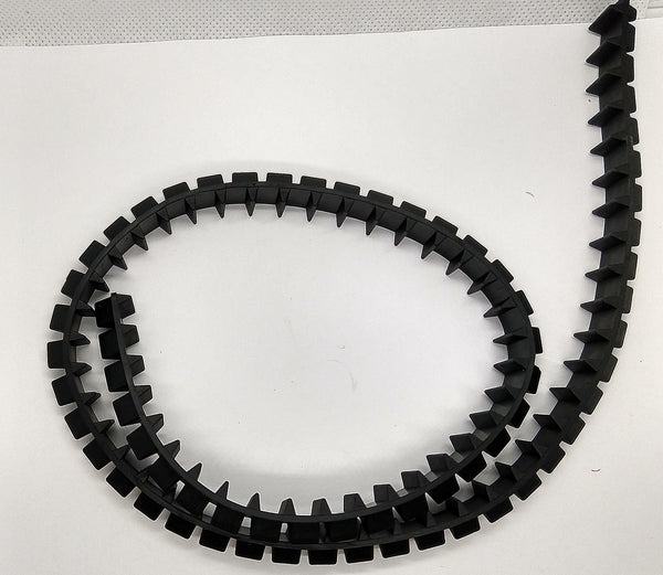 Vintage toy replacement rubber track sold by length.  1 piece 1/2" x 26"