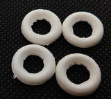 3/8" White Toy Tire : TootsieToy Barclay Dinky