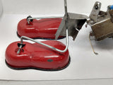 Copy of Smoking Grandpa Battery Operated toy part : Feet and motor with bellows