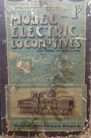 Model Electric Locomotives Model Construction Book or Manual.
