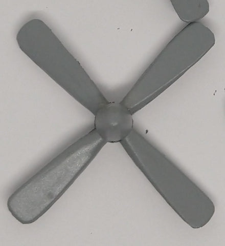 Push on Marx Electra Plane DC-7 Propellers 1-3/4" (2-1/8" blade to blade end)