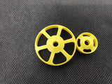 1st version Wheel-A-Gear Robot pulley gears . Yellow Your choice set or individual