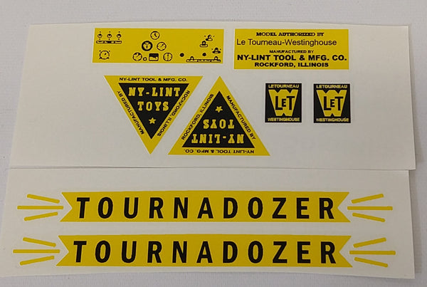 Nylint Tournadozer Decal Set.