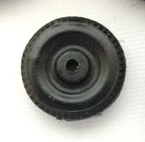 1" Hubley MG vintage toy wheel replacement.  Black (small car with no spare tire)