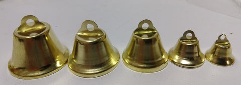 Bell Vintage Toy Set of 5  (Sizes 1/2" to 1-1/8")